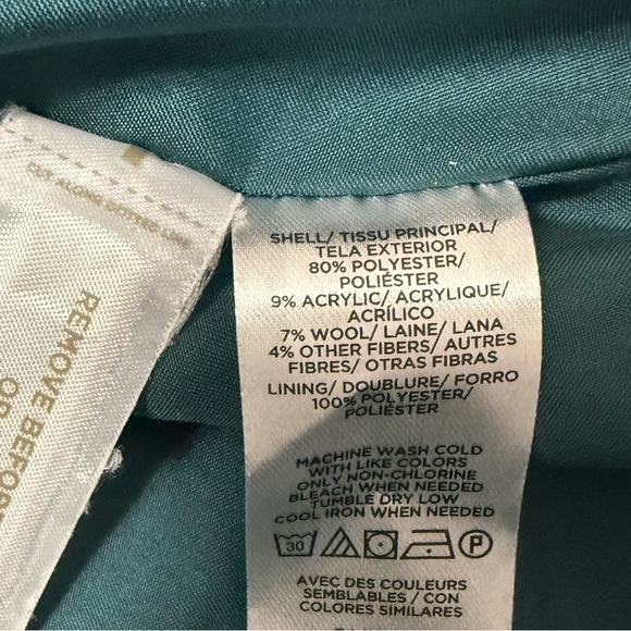 LOFT Boucle Plaid Tartan Tweed A-Line Mini Skirt Women’s 18 Preppy Lined Pockets - Picture 8 of 10